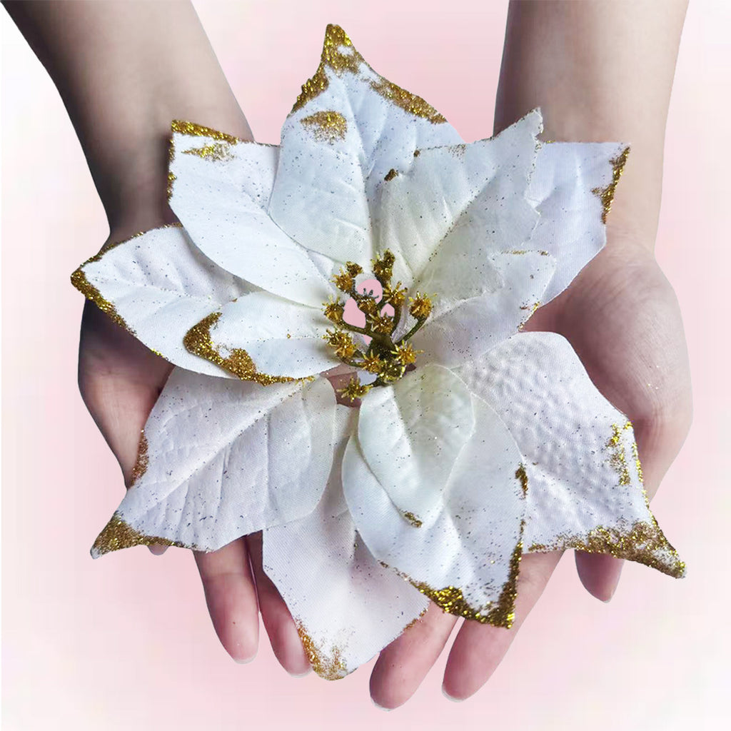 Christmas Flower Various design Christmas flowers Artificial Flowers christmas tree decoration Party,DIY  JVL