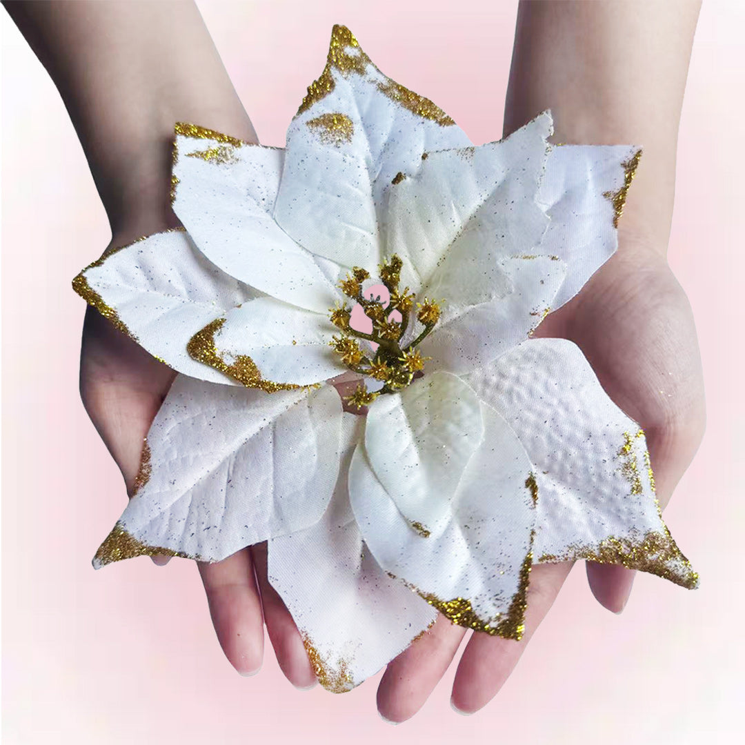 Christmas Flower Various design Christmas flowers Artificial Flowers christmas tree decoration Party,DIY  JVL