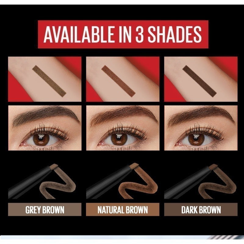 Maybelline Tattoo Brow 36HR Eyebrow Pencil - Long lasting, Waterproof, Smudgeproof, Eye Make Up