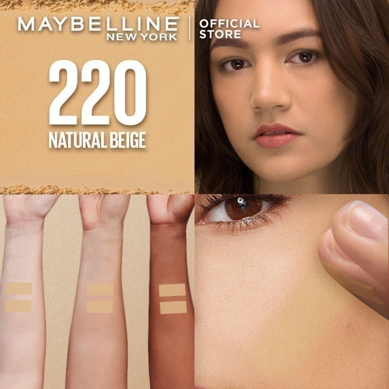 Maybelline Fit Me 24HR Powder Foundation - Long lasting, Waterproof, Poreless, SPF 44 PA+++