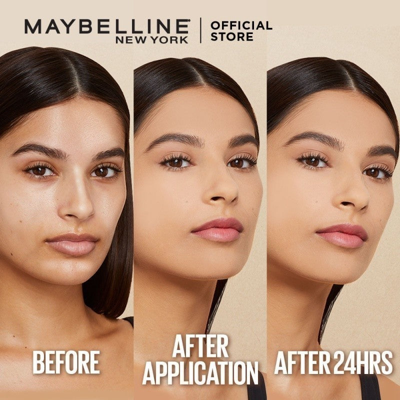Maybelline Fit Me 24HR Powder Foundation - Long lasting, Waterproof, Poreless, SPF 44 PA+++