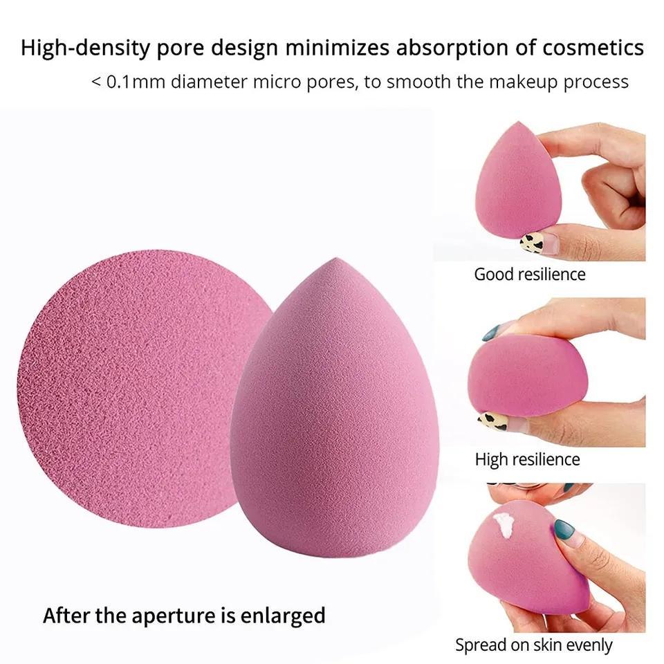 NECK 6pcs 7pcs 14pcs  Soft Makeup Sponge Wet Dry Use Water Drop Triangle Powder Puff Makeup Sponges