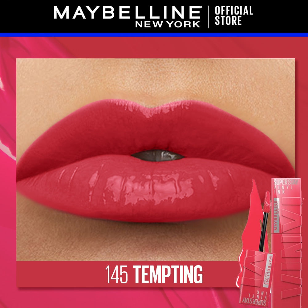 Maybelline Superstay Vinyl Ink Liquid Lipstick - 16HR Long Lasting, Transferproof, Smudgeproof