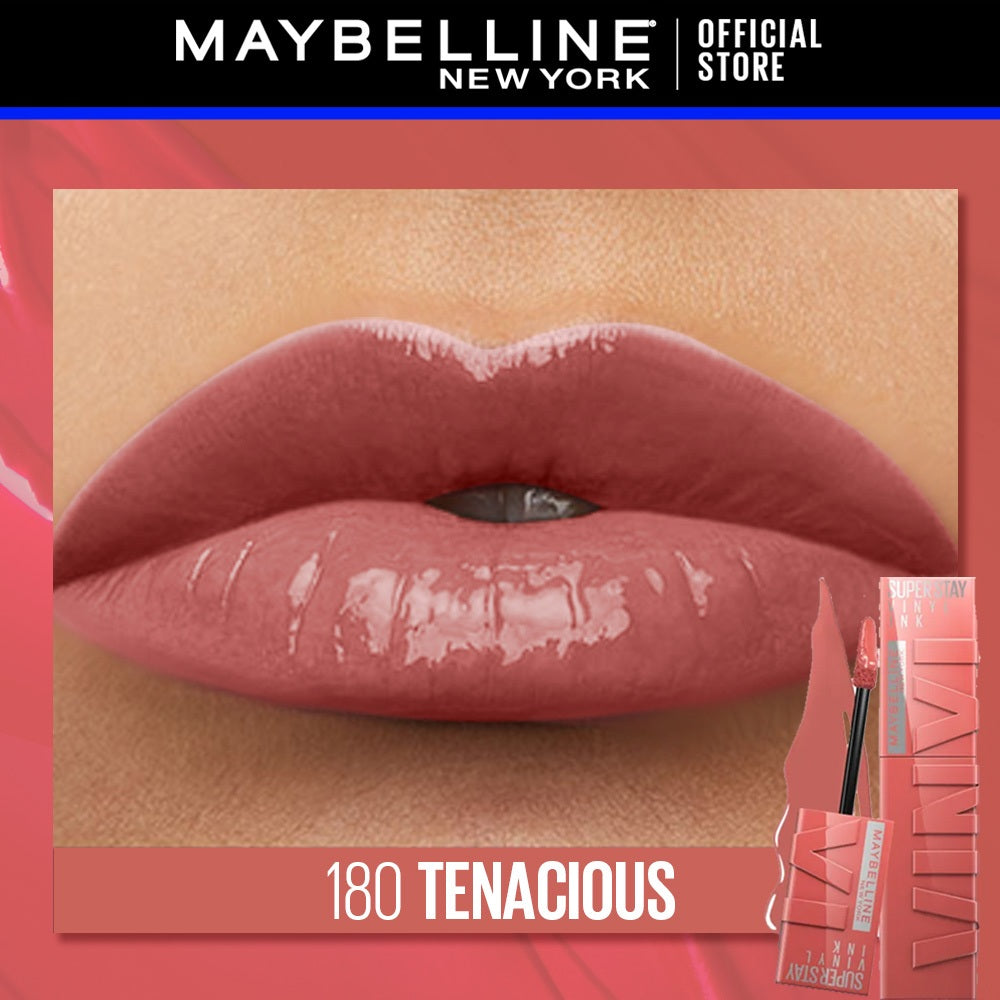 Maybelline Superstay Vinyl Ink Liquid Lipstick - 16HR Long Lasting, Transferproof, Smudgeproof