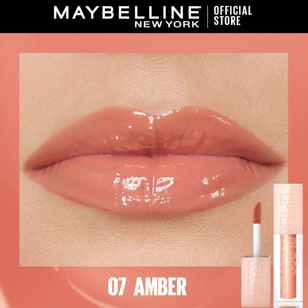Maybelline Lifter Gloss with Hyaluronic Acid, High Shine, Hydrating, Moisturizing, Plumping