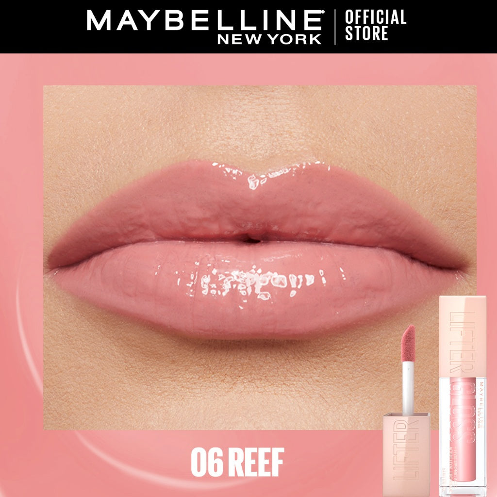 Maybelline Lifter Gloss with Hyaluronic Acid, High Shine, Hydrating, Moisturizing, Plumping
