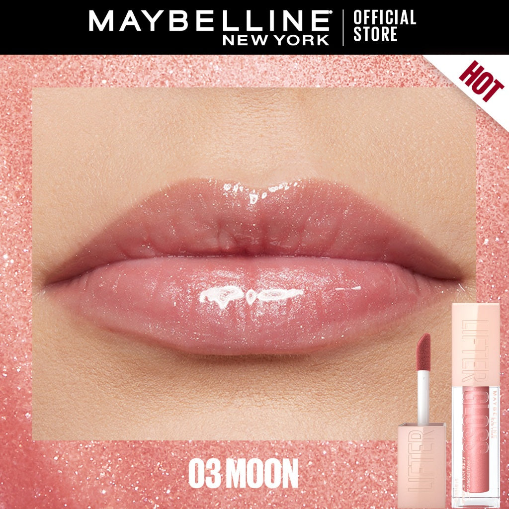 Maybelline Lifter Gloss with Hyaluronic Acid, High Shine, Hydrating, Moisturizing, Plumping