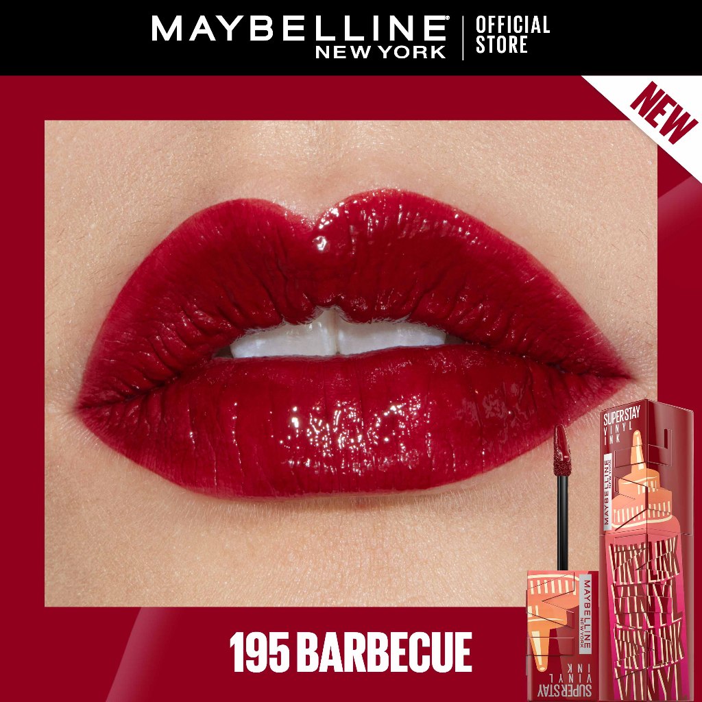 Maybelline Superstay Vinyl Ink Liquid Lipstick - 16HR Long Lasting, Transferproof, Smudgeproof