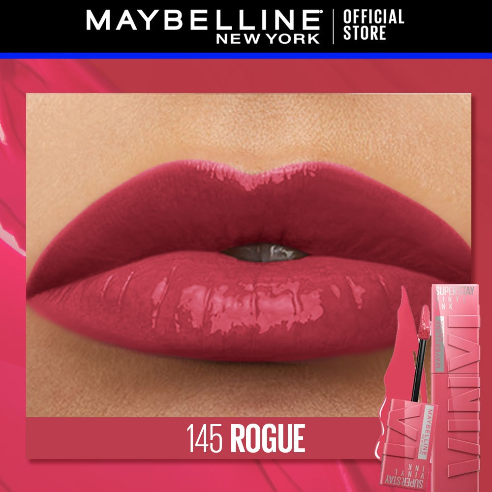 Maybelline Superstay Vinyl Ink Liquid Lipstick - 16HR Long Lasting, Transferproof, Smudgeproof