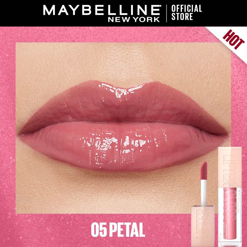 Maybelline Lifter Gloss with Hyaluronic Acid, High Shine, Hydrating, Moisturizing, Plumping