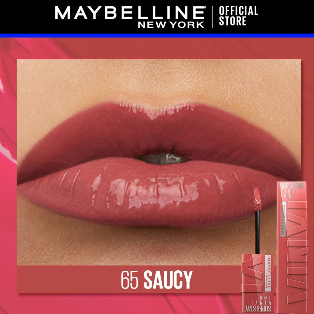 Maybelline Superstay Vinyl Ink Liquid Lipstick - 16HR Long Lasting, Transferproof, Smudgeproof
