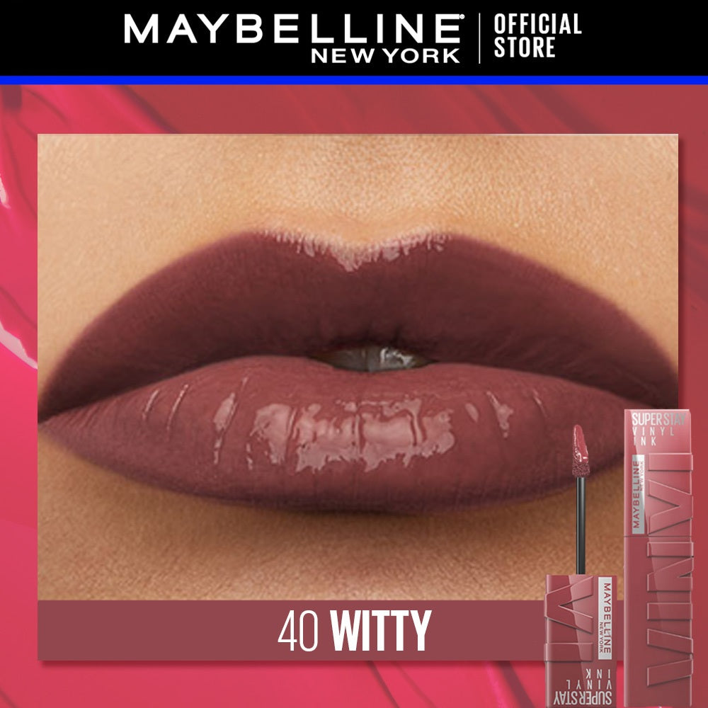 Maybelline Superstay Vinyl Ink Liquid Lipstick - 16HR Long Lasting, Transferproof, Smudgeproof