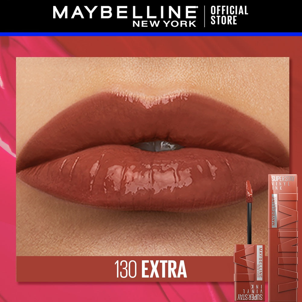 Maybelline Superstay Vinyl Ink Liquid Lipstick - 16HR Long Lasting, Transferproof, Smudgeproof