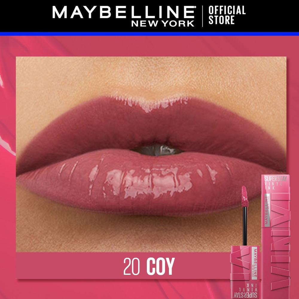 Maybelline Superstay Vinyl Ink Liquid Lipstick - 16HR Long Lasting, Transferproof, Smudgeproof
