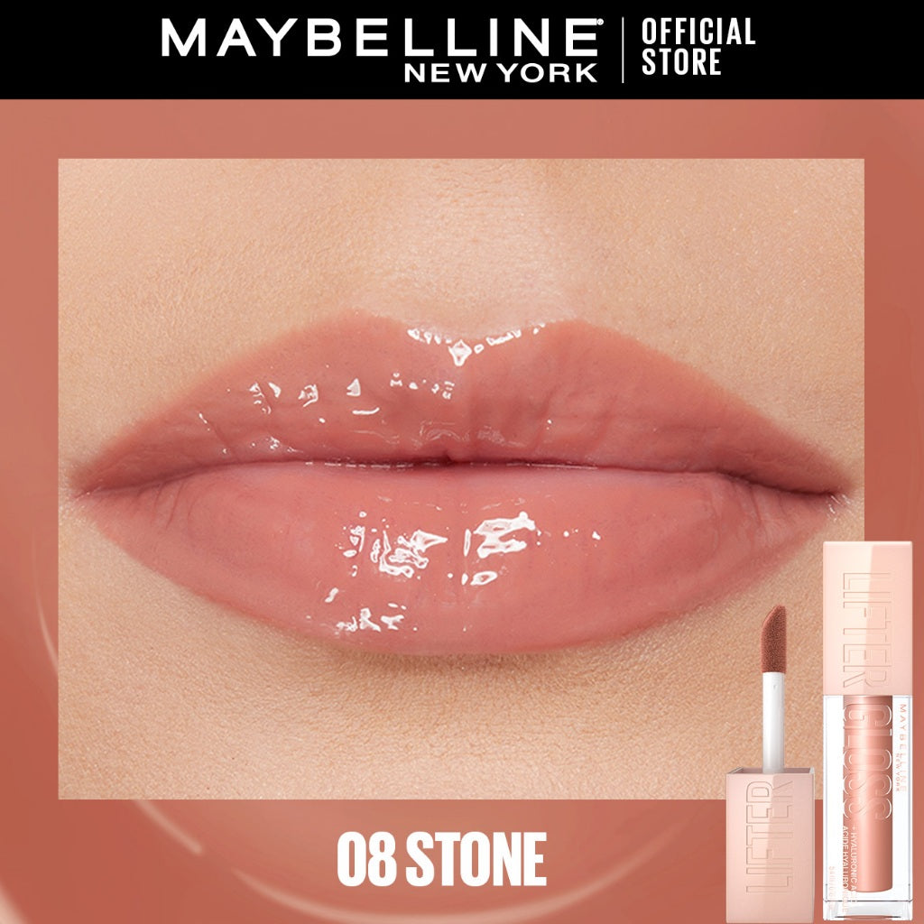 Maybelline Lifter Gloss with Hyaluronic Acid, High Shine, Hydrating, Moisturizing, Plumping