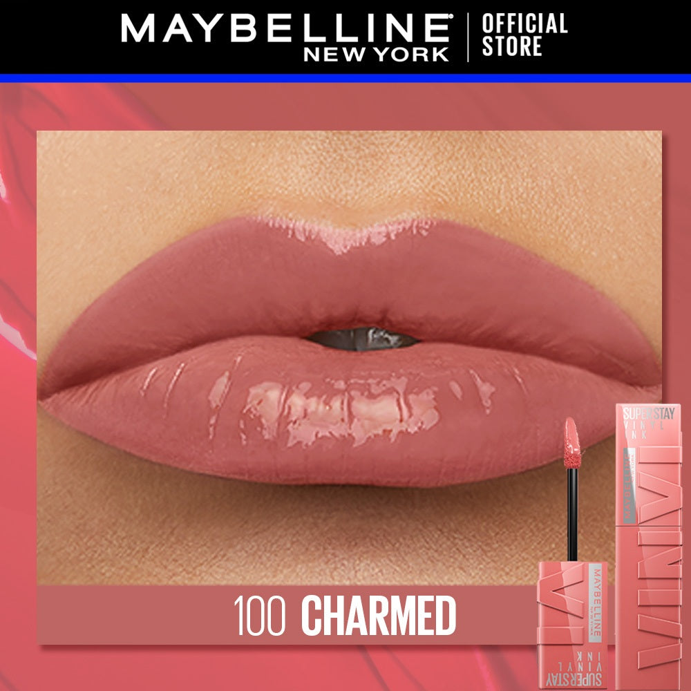 Maybelline Superstay Vinyl Ink Liquid Lipstick - 16HR Long Lasting, Transferproof, Smudgeproof