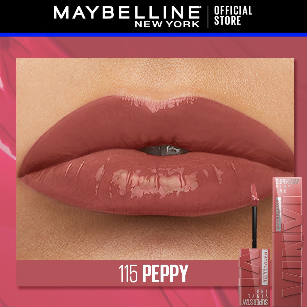 Maybelline Superstay Vinyl Ink Liquid Lipstick - 16HR Long Lasting, Transferproof, Smudgeproof