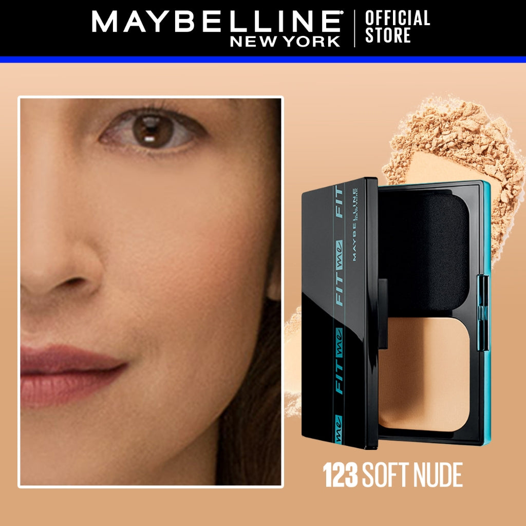 Maybelline Fit Me 24HR Powder Foundation - Long lasting, Waterproof, Poreless, SPF 44 PA+++