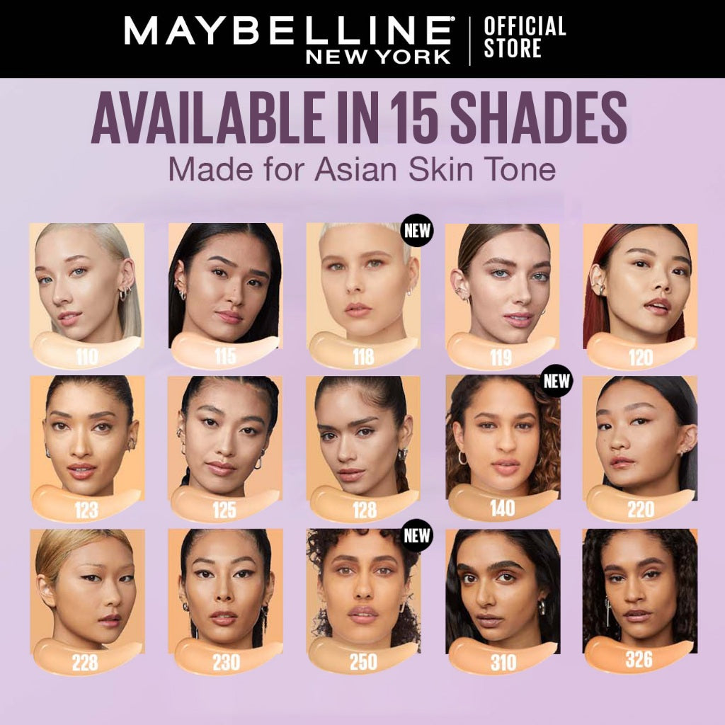 Maybelline SuperStay Lumi Matte Foundation 35ML (Longwear, Lightweight, Soft Matte, SPF, Waterproof)