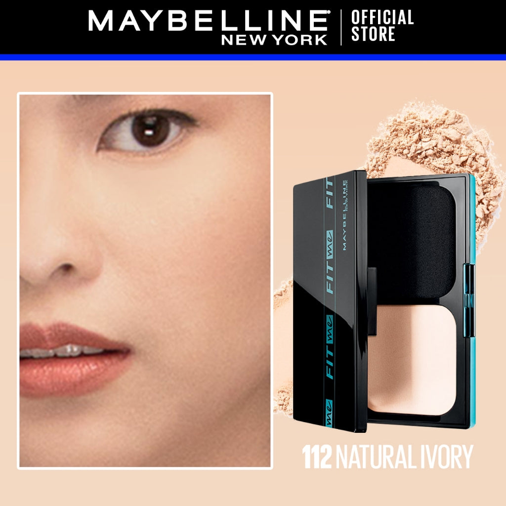 Maybelline Fit Me 24HR Powder Foundation - Long lasting, Waterproof, Poreless, SPF 44 PA+++