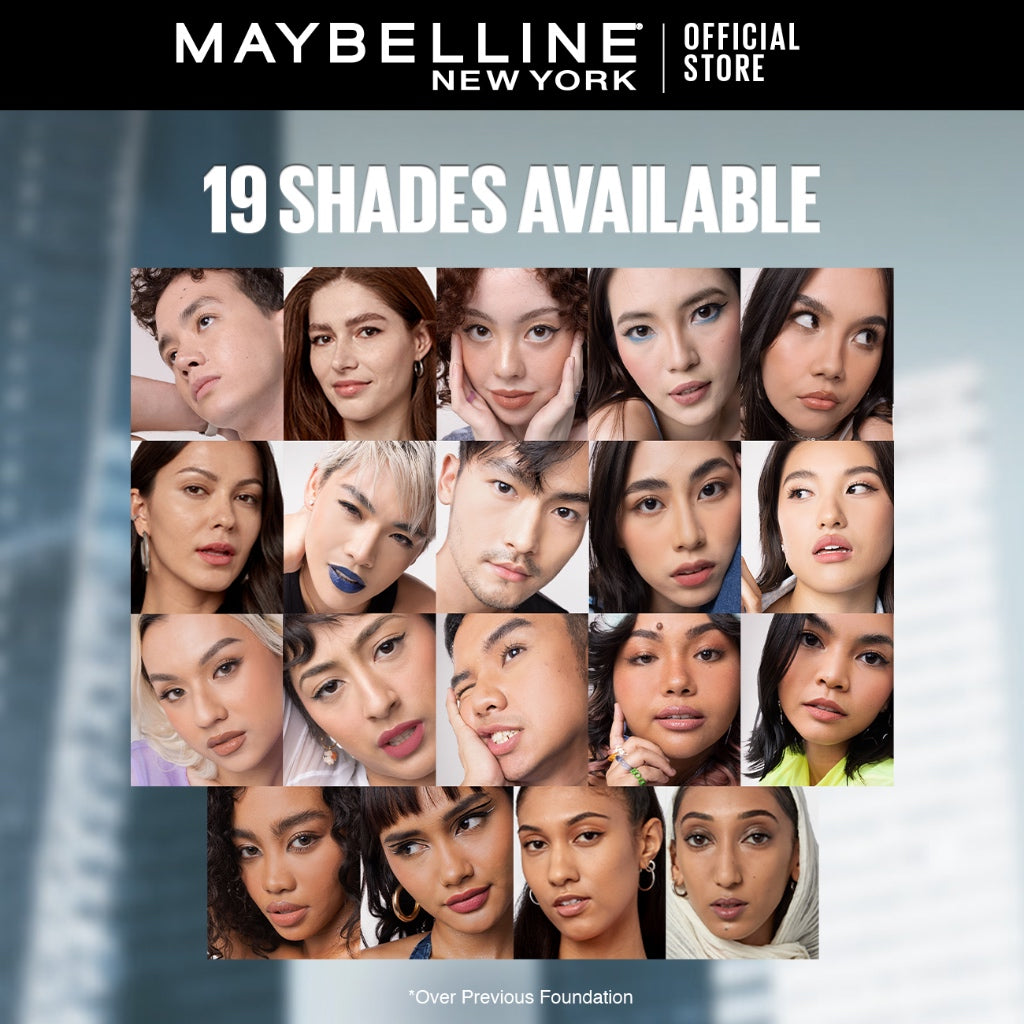 Maybelline Fit Me Foundation 16HR Long-Lasting, Oil Control, Natural Coverage, Matte, SPF22 PA+++