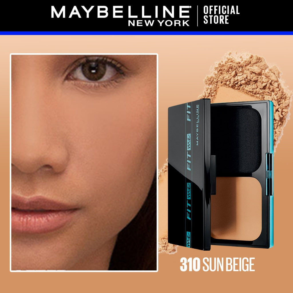 Maybelline Fit Me 24HR Powder Foundation - Long lasting, Waterproof, Poreless, SPF 44 PA+++