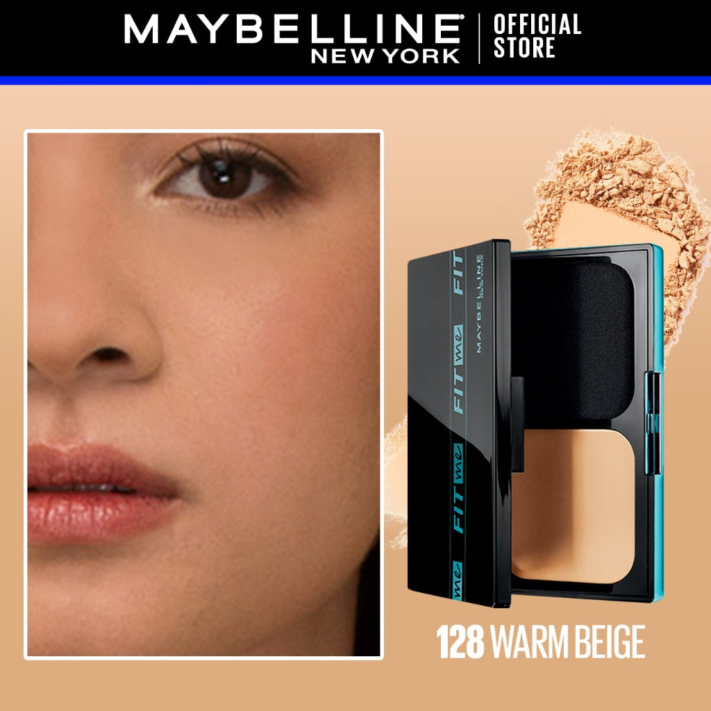 Maybelline Fit Me 24HR Powder Foundation - Long lasting, Waterproof, Poreless, SPF 44 PA+++