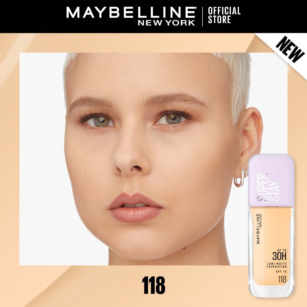 Maybelline SuperStay Lumi Matte Foundation 35ML (Longwear, Lightweight, Soft Matte, SPF, Waterproof)