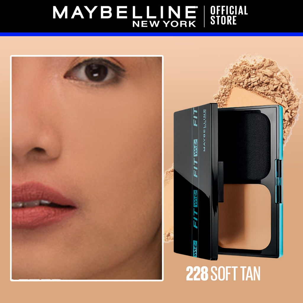 Maybelline Fit Me 24HR Powder Foundation - Long lasting, Waterproof, Poreless, SPF 44 PA+++