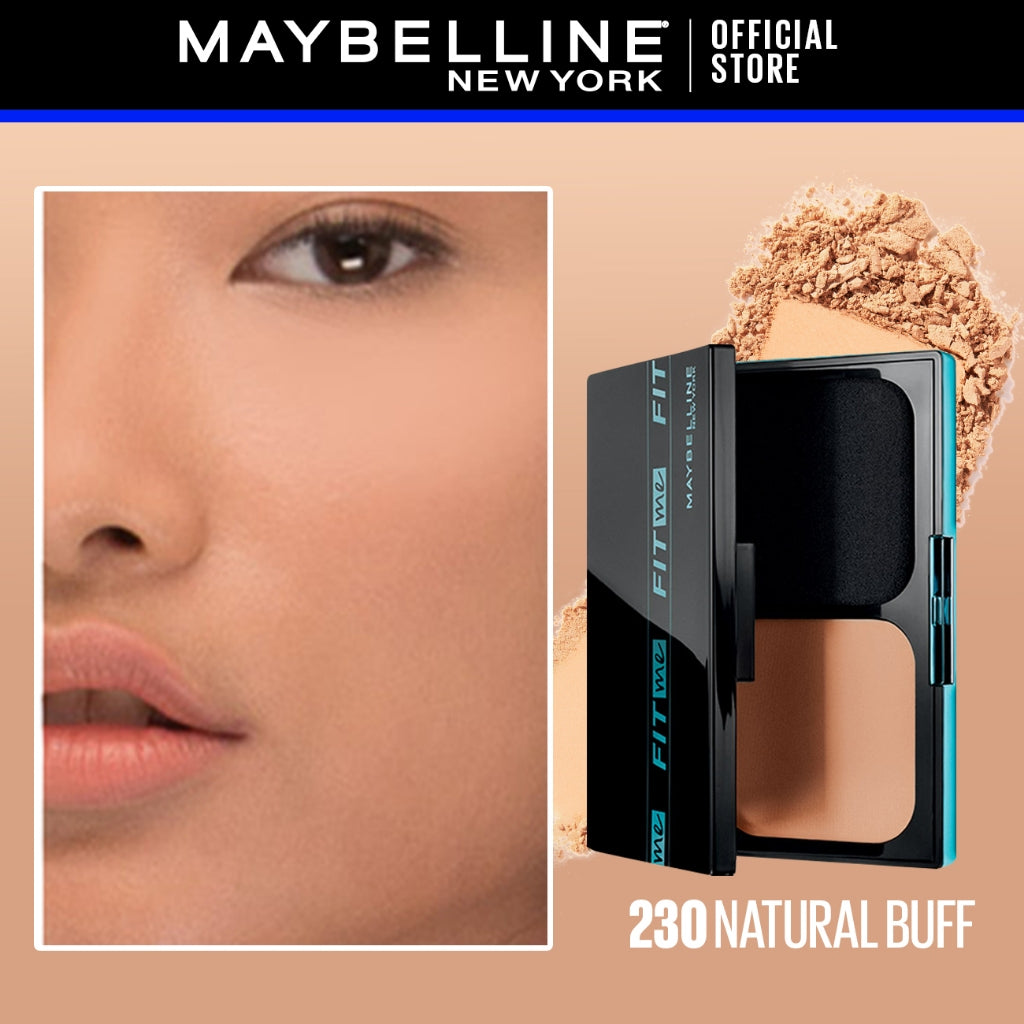Maybelline Fit Me 24HR Powder Foundation - Long lasting, Waterproof, Poreless, SPF 44 PA+++
