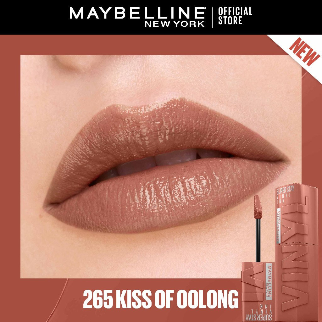 Maybelline Superstay Vinyl Ink Liquid Lipstick - 16HR Long Lasting, Transferproof, Smudgeproof