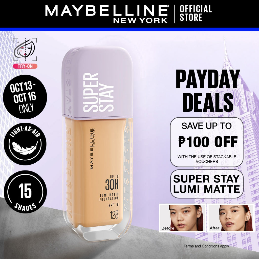 Maybelline SuperStay Lumi Matte Foundation 35ML (Longwear, Lightweight, Soft Matte, SPF, Waterproof)