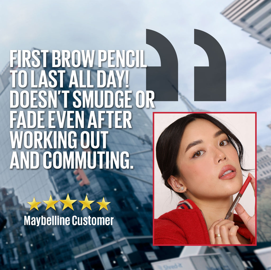 Maybelline Tattoo Brow 36HR Eyebrow Pencil - Long lasting, Waterproof, Smudgeproof, Eye Make Up