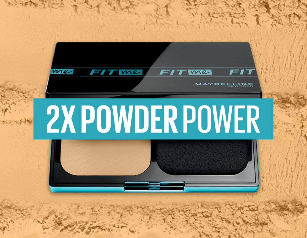 Maybelline Fit Me 24HR Powder Foundation - Long lasting, Waterproof, Poreless, SPF 44 PA+++