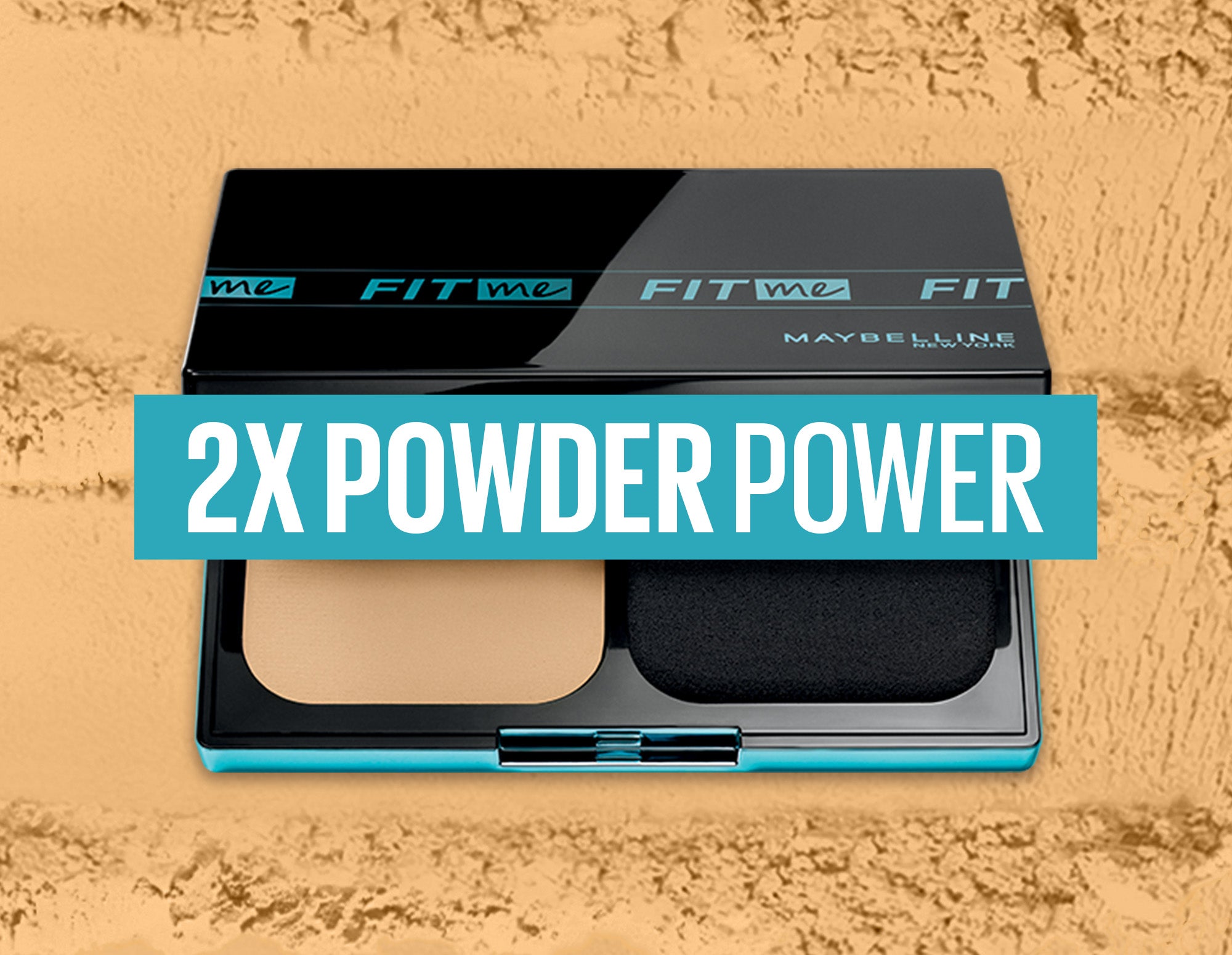 Maybelline Fit Me 24HR Powder Foundation - Long lasting, Waterproof, Poreless, SPF 44 PA+++