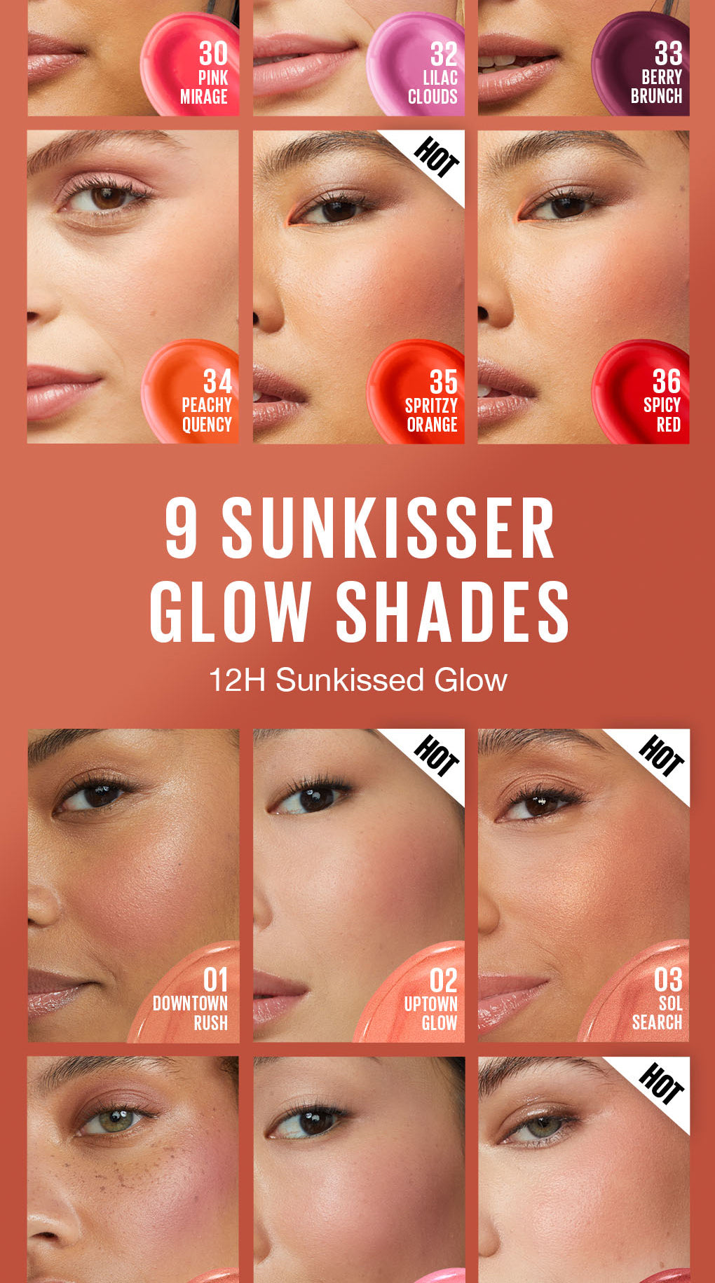 Maybelline Sunkisser Blush 12H Longwear Multi-Use Liquid Blush, Bronzer, Highlighter, with Vitamin E