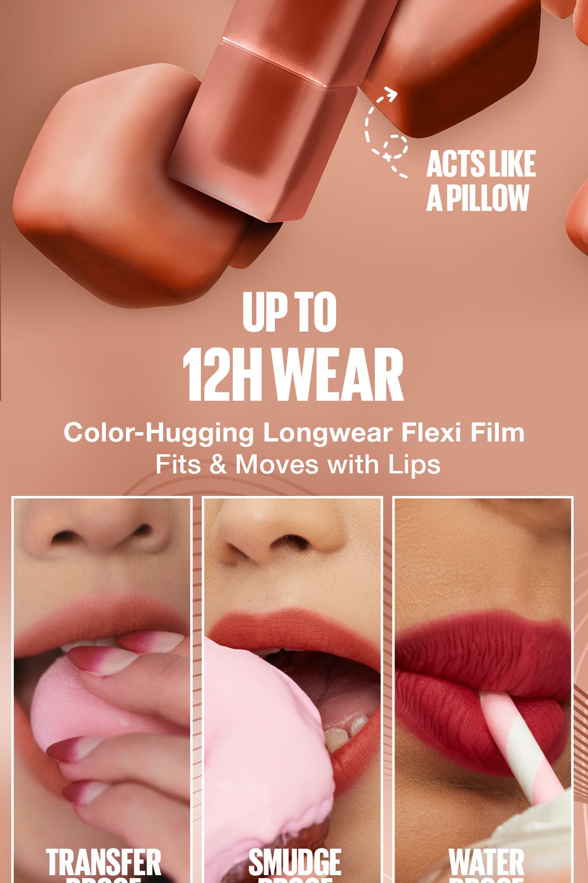 Maybelline Superstay Teddy Tint - 12HR Longwear, Transferproof, Blurred Soft Matte Multi-Use Tint