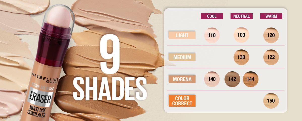 Maybelline Instant Eraser 12HR Multi-use 2-in-1 Cushion Concealer & Treatment, Full Coverage