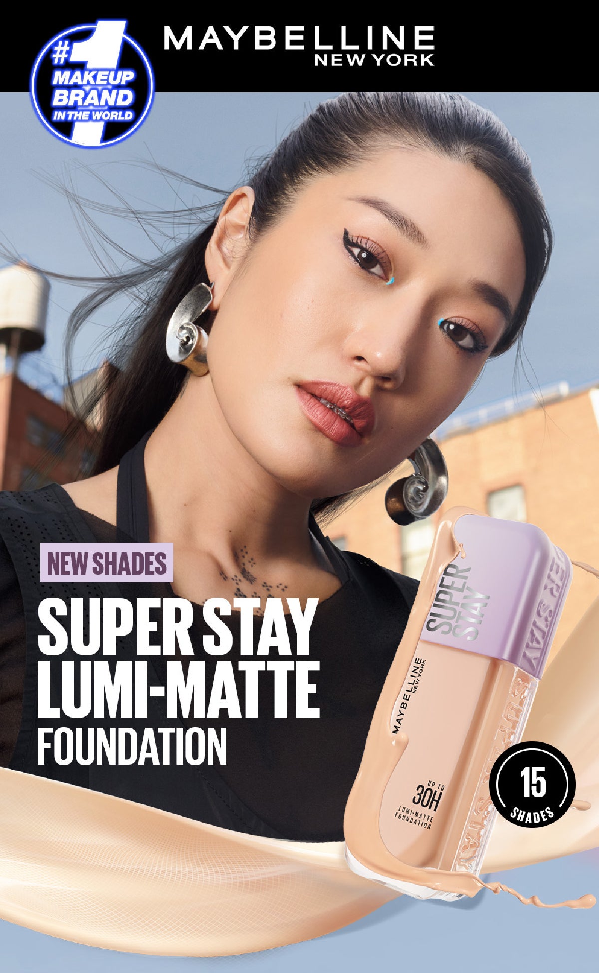Maybelline SuperStay Lumi Matte Foundation 35ML (Longwear, Lightweight, Soft Matte, SPF, Waterproof)
