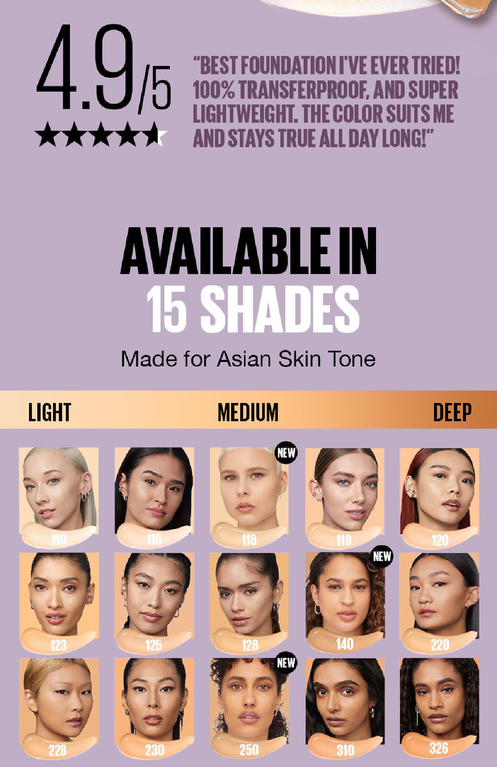 Maybelline SuperStay Lumi Matte Foundation 35ML (Longwear, Lightweight, Soft Matte, SPF, Waterproof)