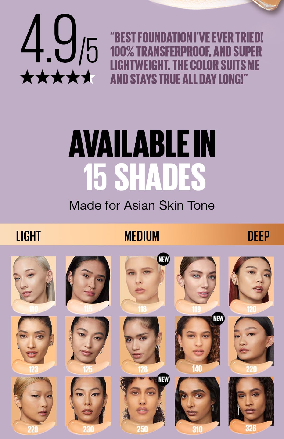 Maybelline SuperStay Lumi Matte Foundation 35ML (Longwear, Lightweight, Soft Matte, SPF, Waterproof)