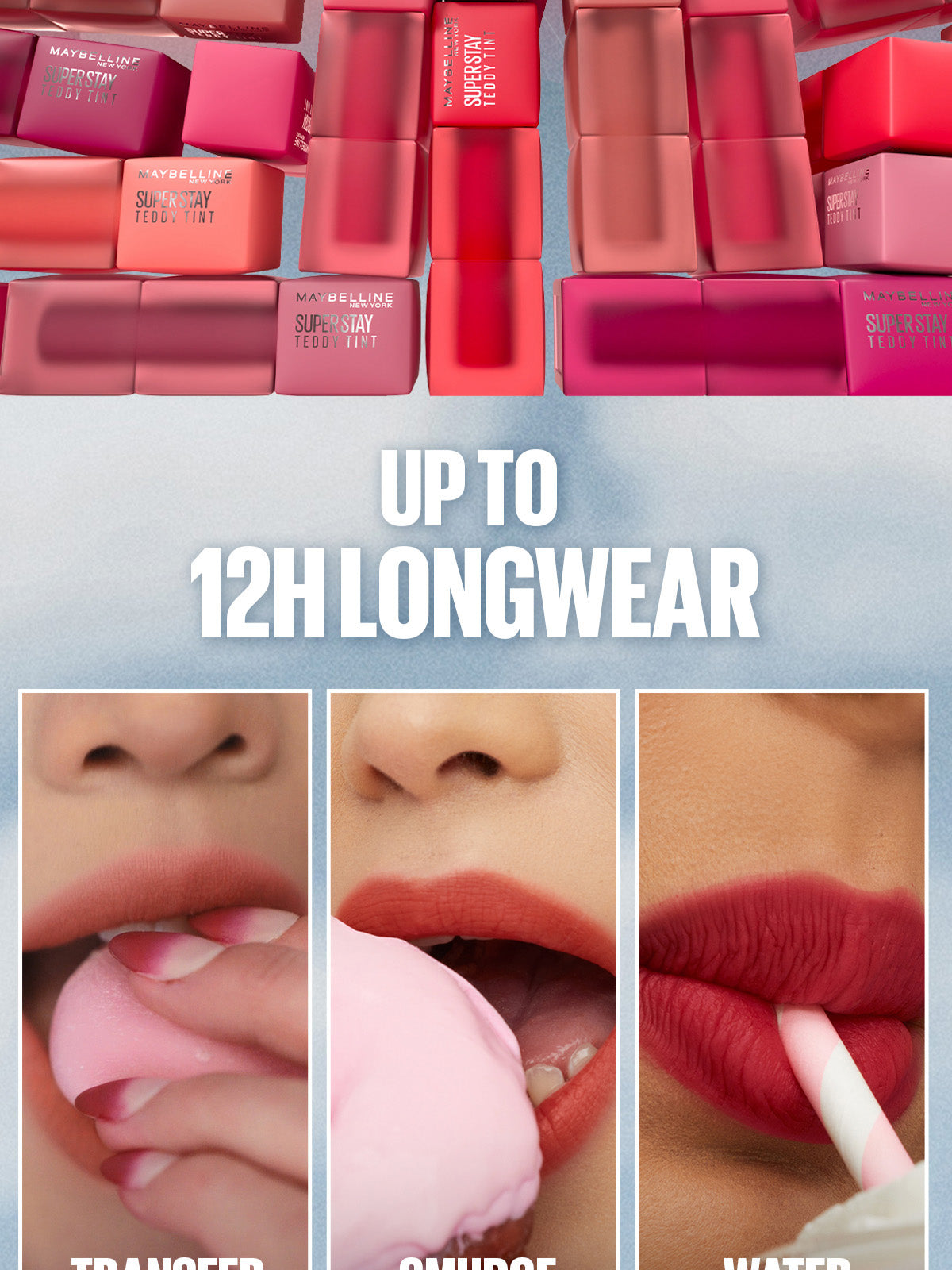 Maybelline Fit Me Fresh 3-in-1 Tint 05 + Superstay Teddy Tint Skin Tint Skinny Dip