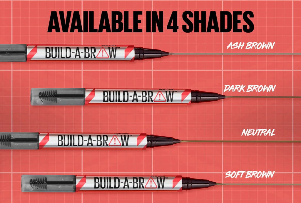 Maybelline Build-A-Brow 2-in-1 Brow Pen + Sealing Gel [Eyebrow, Eyebrow Pencil Brow, Eyebrow Gel]