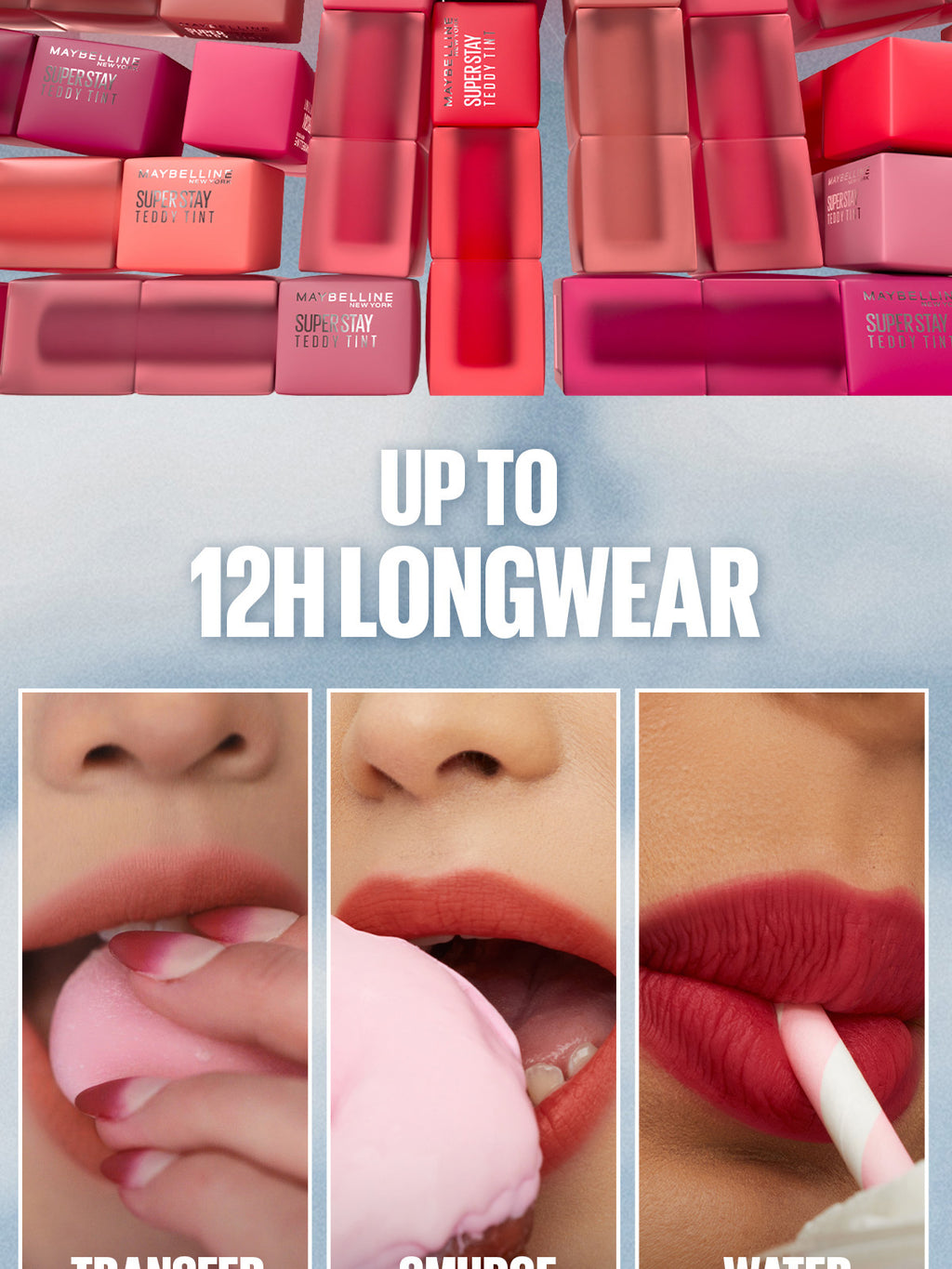 Maybelline Fit Me Fresh 3-in-1 Tint 06 + Superstay Teddy Tint Skin Tint Knee High