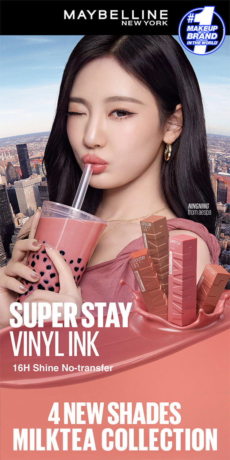 Maybelline Superstay Vinyl Ink Liquid Lipstick - 16HR Long Lasting, Transferproof, Smudgeproof