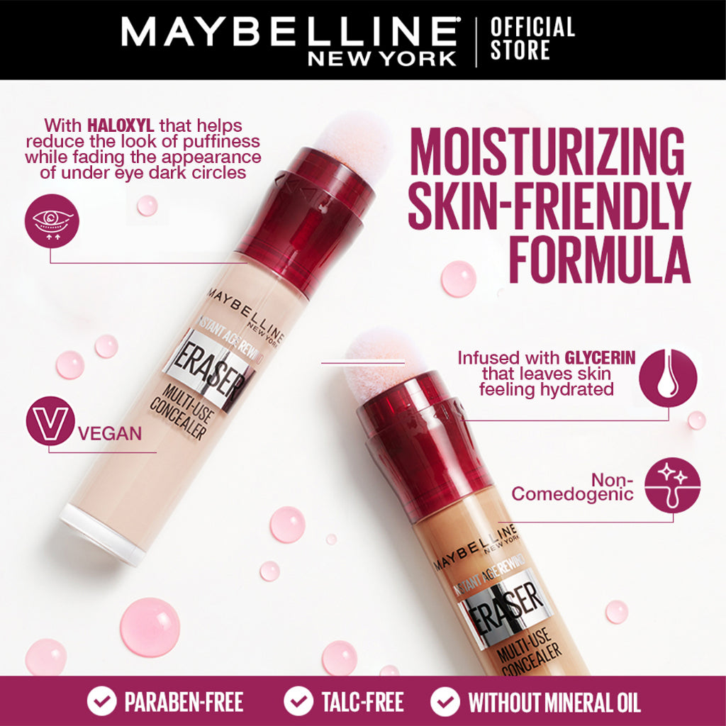 Maybelline Glow Erase Duo Instant Eraser Erases All Eyebags 120 + Lumi Matte 30H Longwear 120