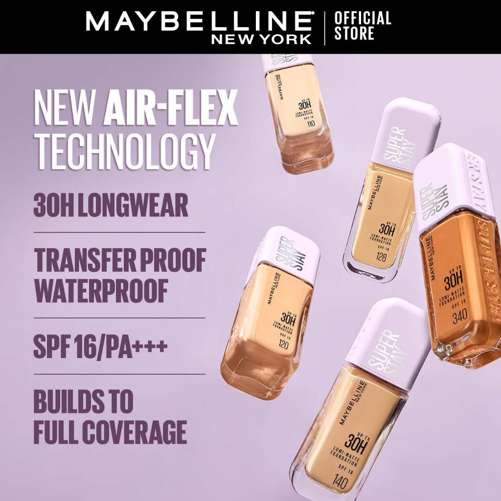 Maybelline Glow Erase Duo Instant Eraser Erases All Eyebags 120 + Lumi Matte 30H Longwear 120