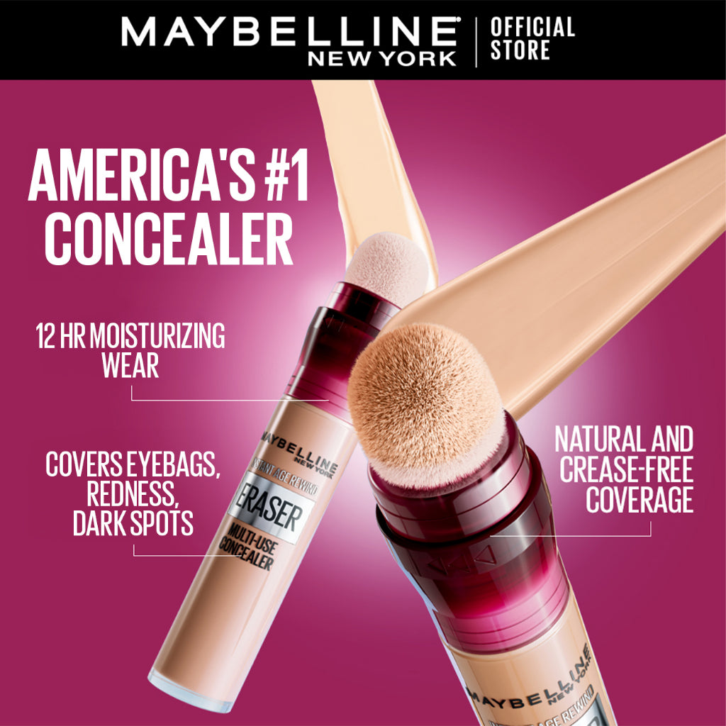 Maybelline Glow Erase Duo Instant Eraser Erases All Eyebags 120 + Lumi Matte 30H Longwear 120