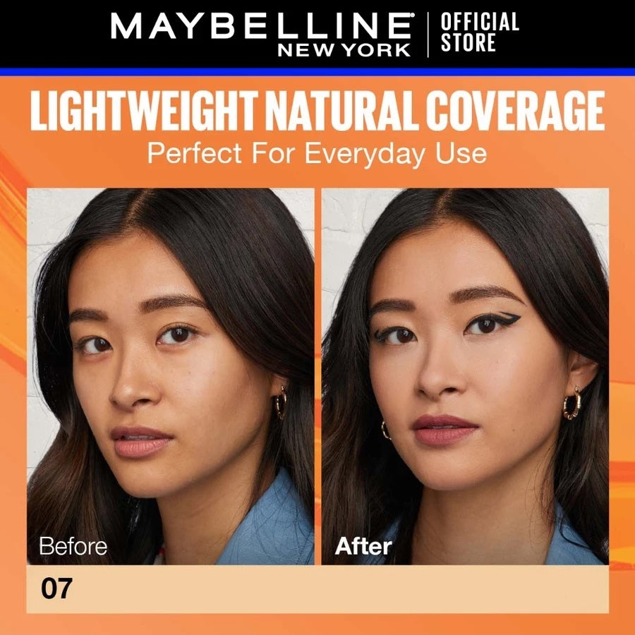 Maybelline Fresh Filter Set Make up- Fit Me Fresh Tint with Vitamin C 06, Fit Me Compact Powder 128