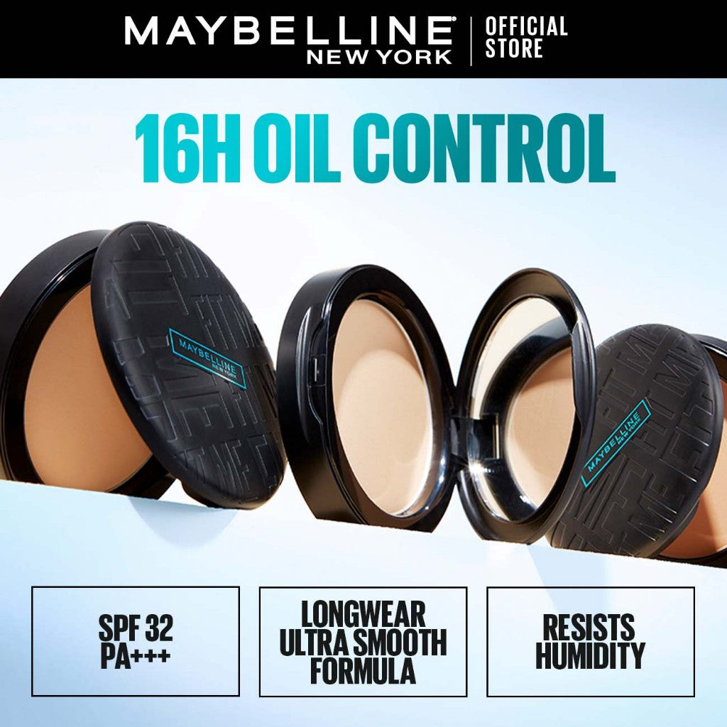 Maybelline Fit Me Retouch Set - Fit Me Compact Powder 120 + Fit Me Concealer 20 - Powder, Concealer